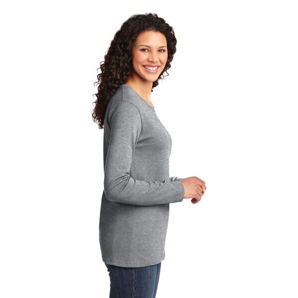 Port & Company® 100% Cotton Long Sleeve Ladies' Tee