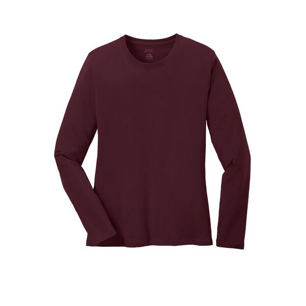 Port & Company® 100% Cotton Long Sleeve Ladies' Tee