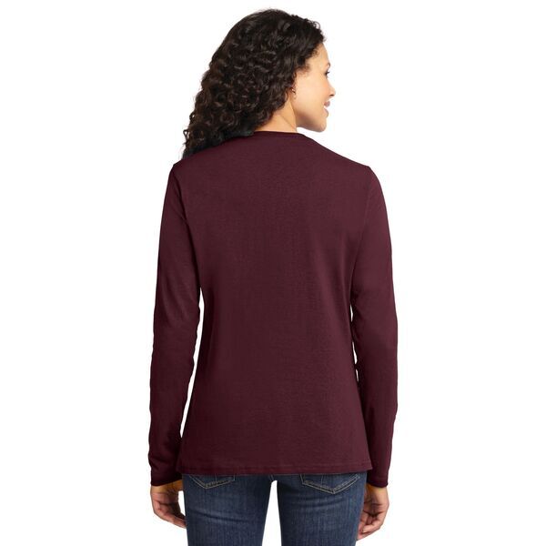 Port & Company® 100% Cotton Long Sleeve Ladies' Tee