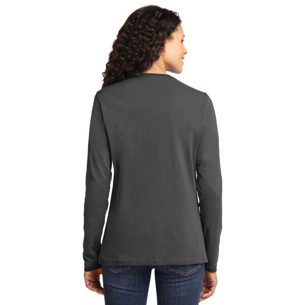 Port & Company® 100% Cotton Long Sleeve Ladies' Tee