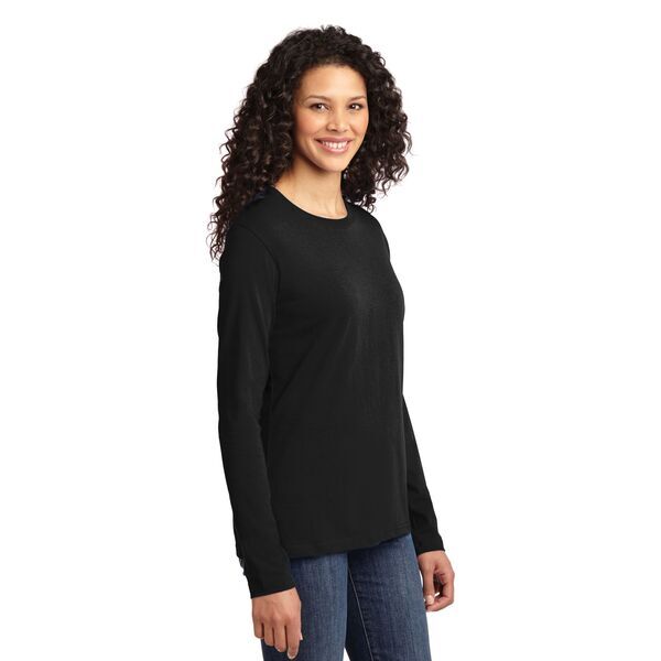 Port & Company® 100% Cotton Long Sleeve Ladies' Tee
