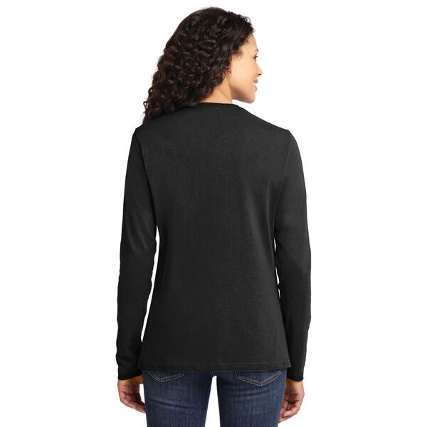 Port & Company® 100% Cotton Long Sleeve Ladies' Tee
