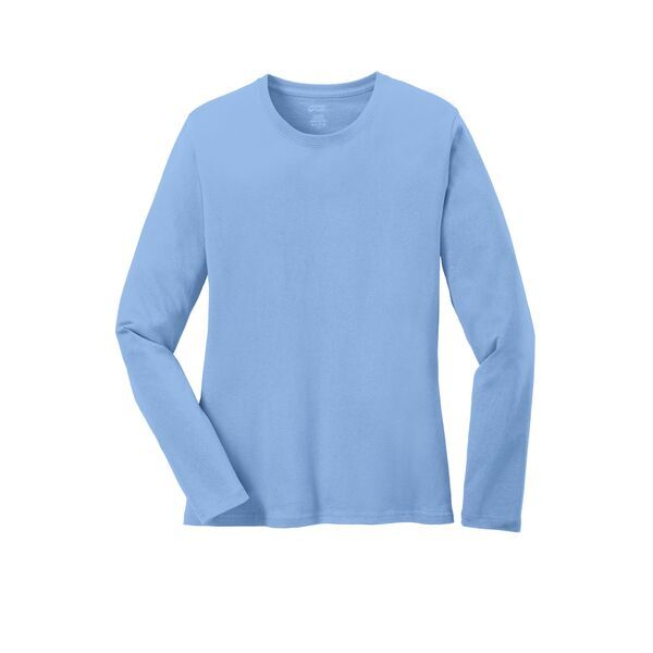 Port & Company® 100% Cotton Long Sleeve Ladies' Tee