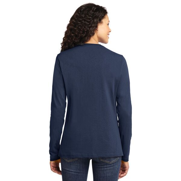 Port & Company® 100% Cotton Long Sleeve Ladies' Tee