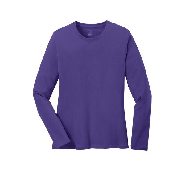 Port & Company® 100% Cotton Long Sleeve Ladies' Tee