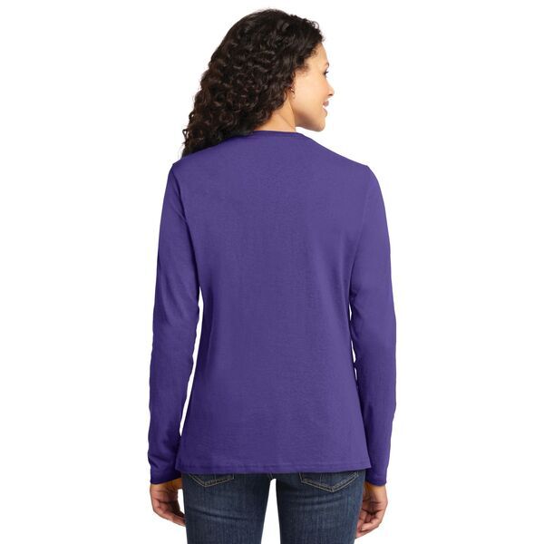 Port & Company® 100% Cotton Long Sleeve Ladies' Tee