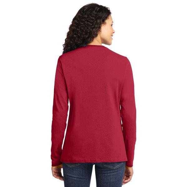 Port & Company® 100% Cotton Long Sleeve Ladies' Tee