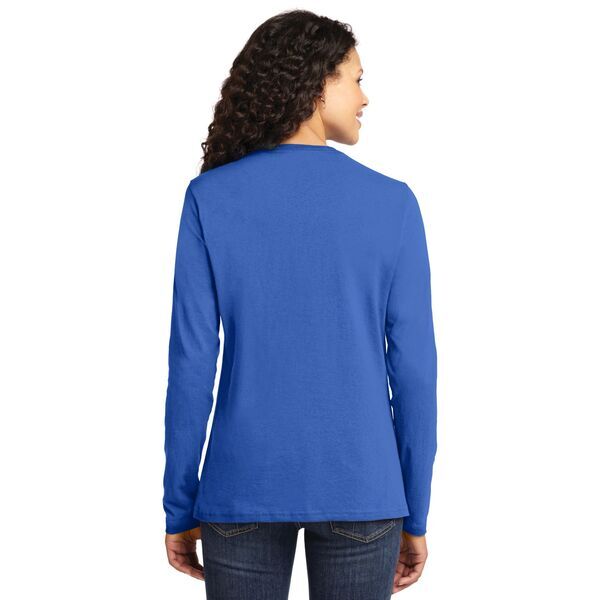 Port & Company® 100% Cotton Long Sleeve Ladies' Tee