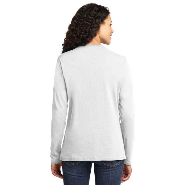 Port & Company® 100% Cotton Long Sleeve Ladies' Tee