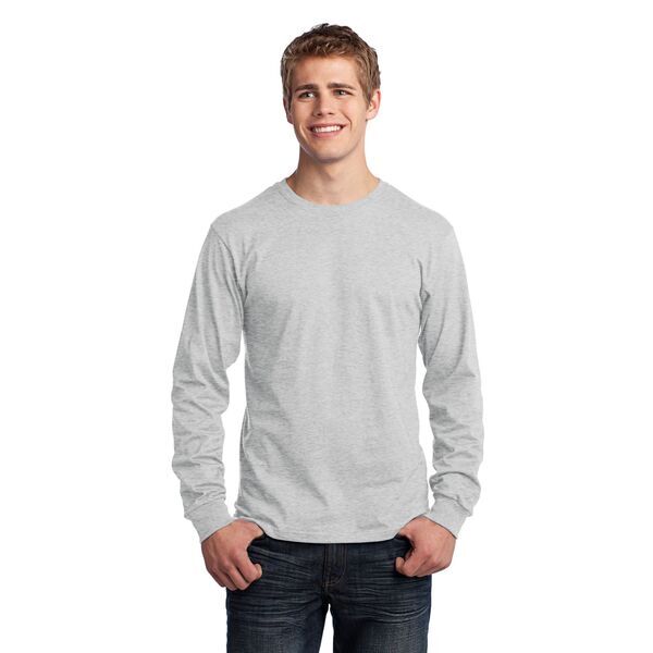Port & Company® 100% Cotton Long Sleeve Men's Tee