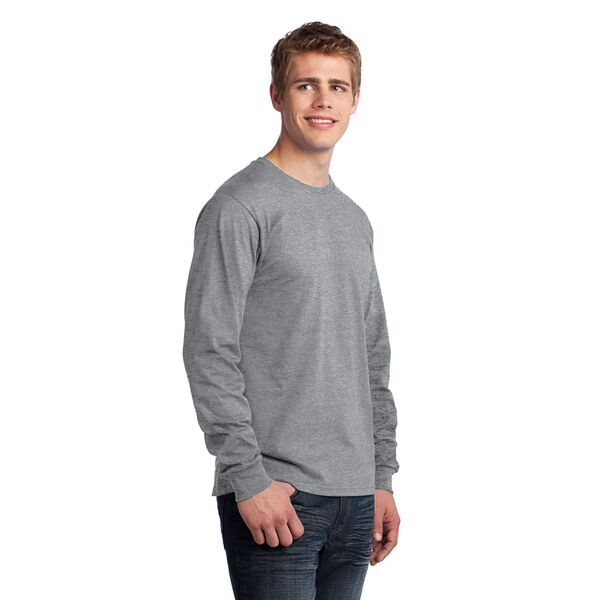 Port & Company® 100% Cotton Long Sleeve Men's Tee