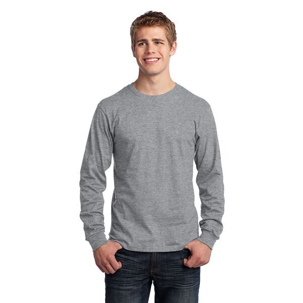 Port & Company® 100% Cotton Long Sleeve Men's Tee