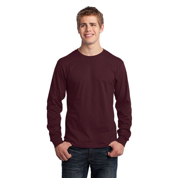 Port & Company® 100% Cotton Long Sleeve Men's Tee