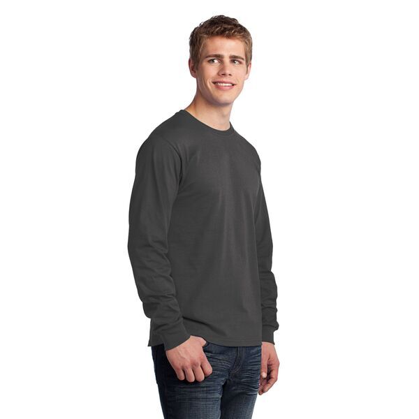 Port & Company® 100% Cotton Long Sleeve Men's Tee