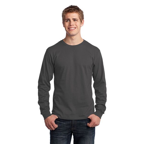 Port & Company® 100% Cotton Long Sleeve Men's Tee