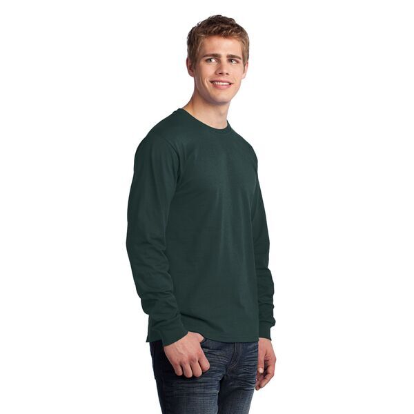 Port & Company® 100% Cotton Long Sleeve Men's Tee