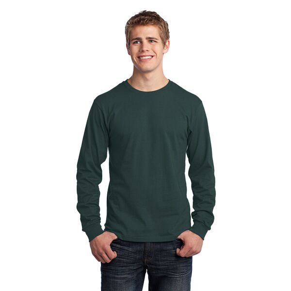 Port & Company® 100% Cotton Long Sleeve Men's Tee
