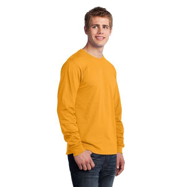 Port & Company® 100% Cotton Long Sleeve Men's Tee