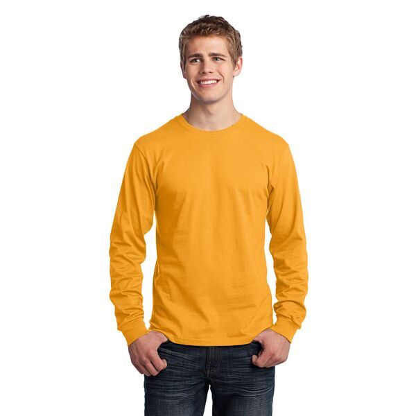 Port & Company® 100% Cotton Long Sleeve Men's Tee