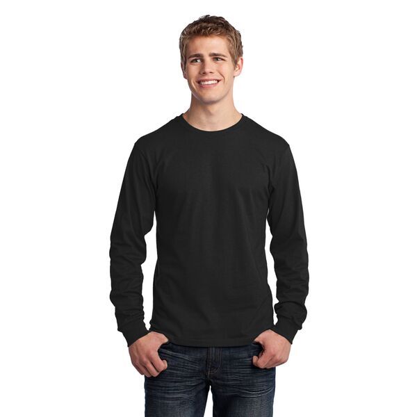 Port & Company® 100% Cotton Long Sleeve Men's Tee