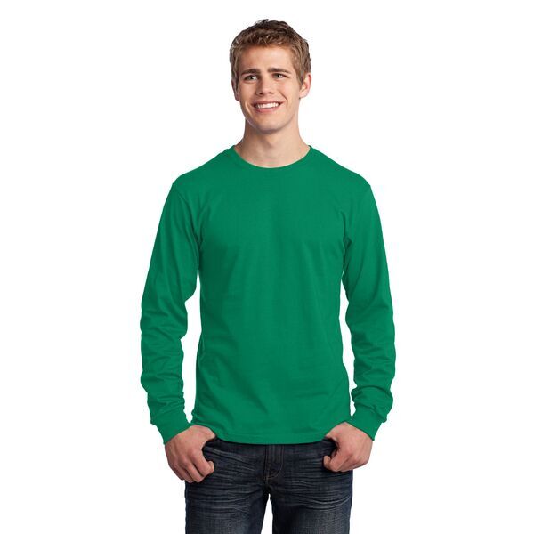 Port & Company® 100% Cotton Long Sleeve Men's Tee