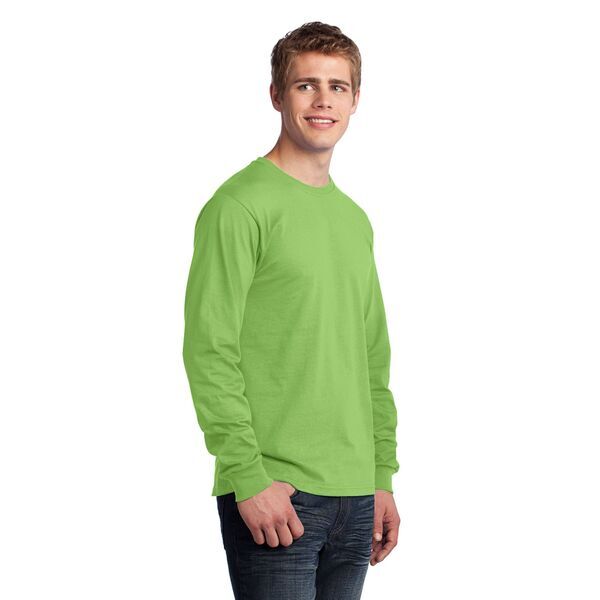 Port & Company® 100% Cotton Long Sleeve Men's Tee