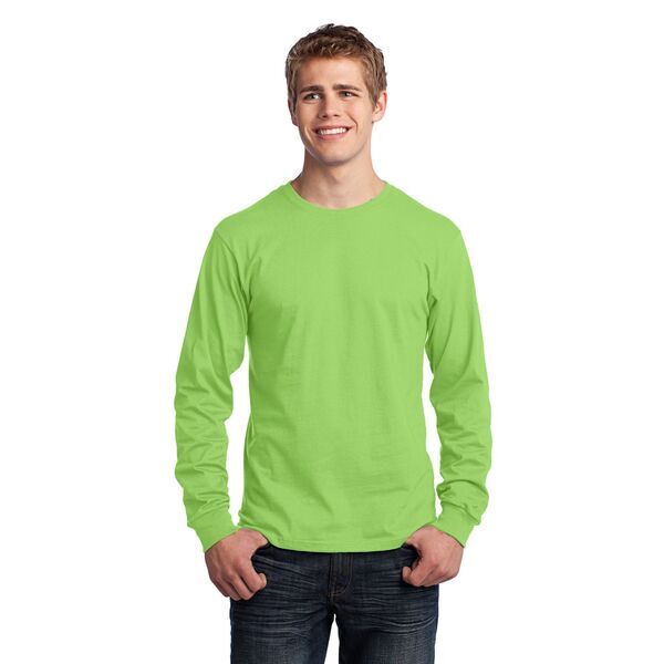 Port & Company® 100% Cotton Long Sleeve Men's Tee