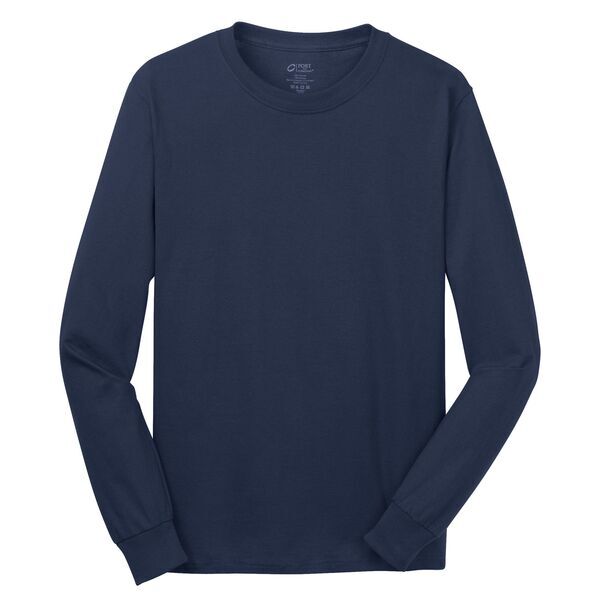 Port & Company® 100% Cotton Long Sleeve Men's Tee