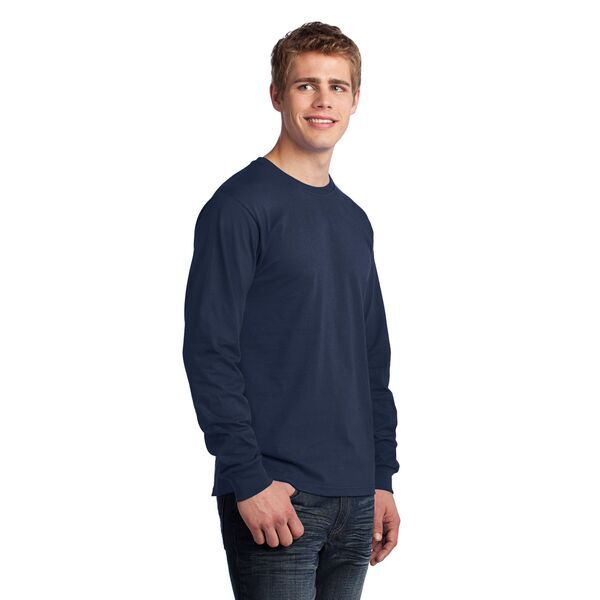 Port & Company® 100% Cotton Long Sleeve Men's Tee