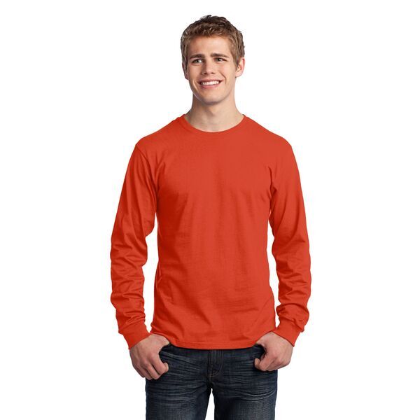 Port & Company® 100% Cotton Long Sleeve Men's Tee