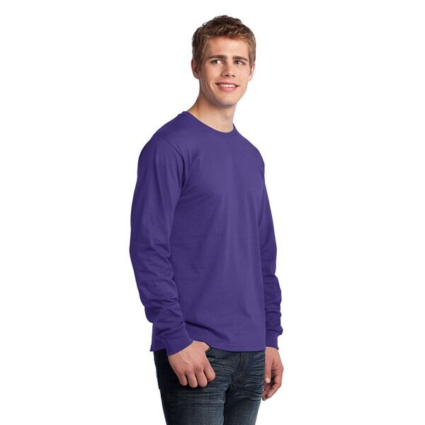 Port & Company® 100% Cotton Long Sleeve Men's Tee