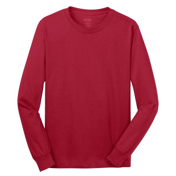 Port & Company® 100% Cotton Long Sleeve Men's Tee