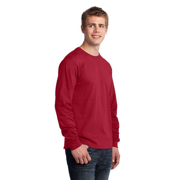Port & Company® 100% Cotton Long Sleeve Men's Tee