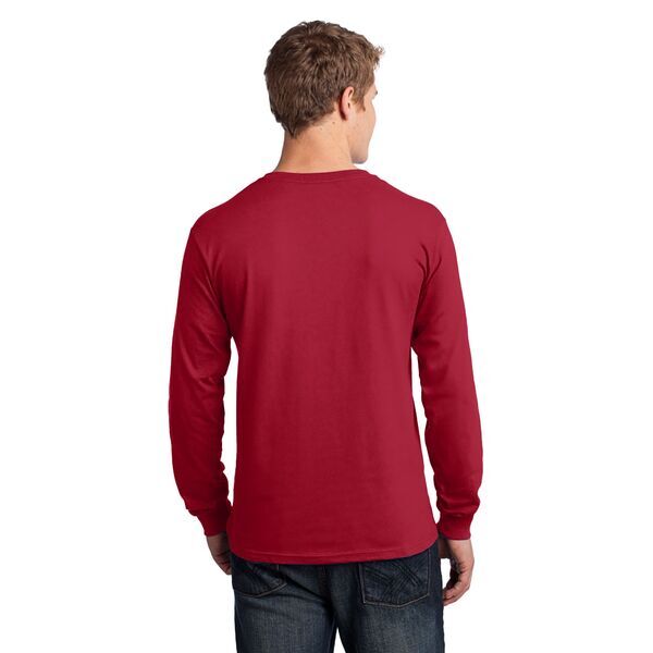 Port & Company® 100% Cotton Long Sleeve Men's Tee