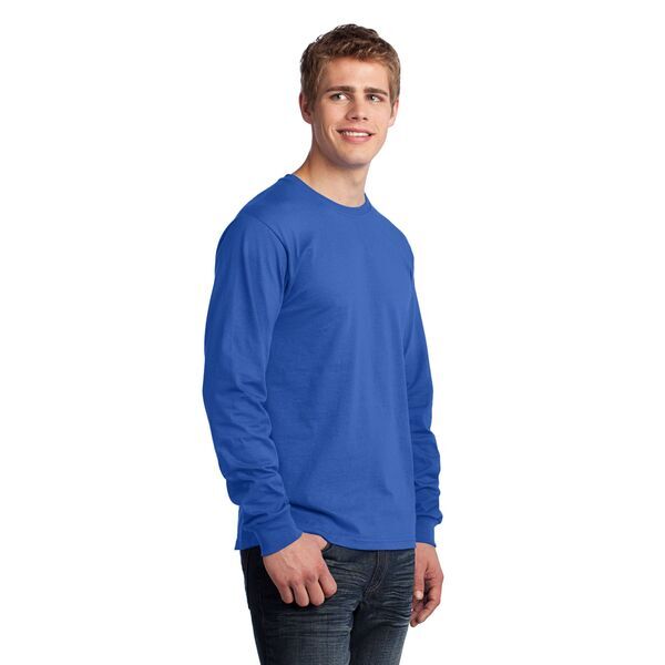 Port & Company® 100% Cotton Long Sleeve Men's Tee