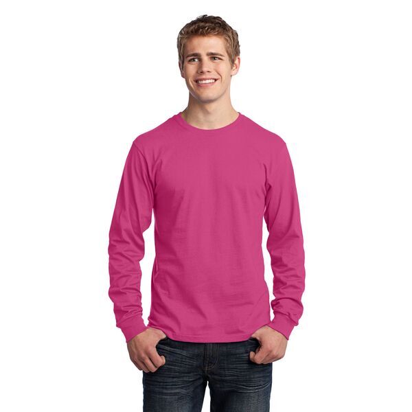Port & Company® 100% Cotton Long Sleeve Men's Tee