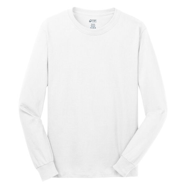 Port & Company® 100% Cotton Long Sleeve Men's Tee