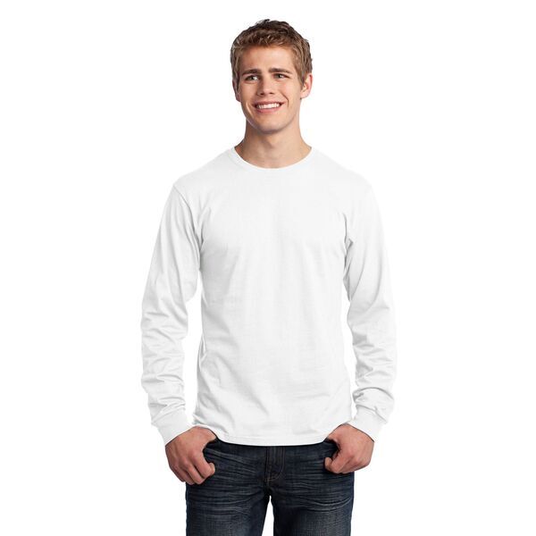 Port & Company® 100% Cotton Long Sleeve Men's Tee