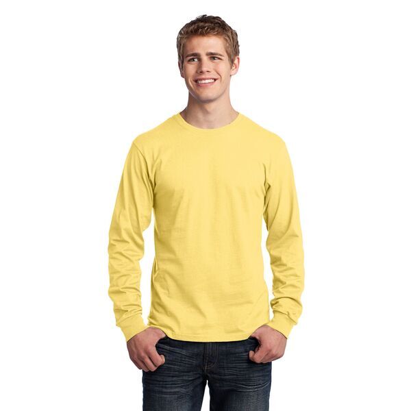 Port & Company® 100% Cotton Long Sleeve Men's Tee