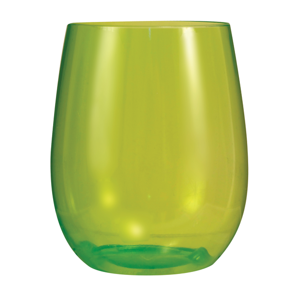 Shatterproof Plastic Stemless Wine Glass, 12oz.