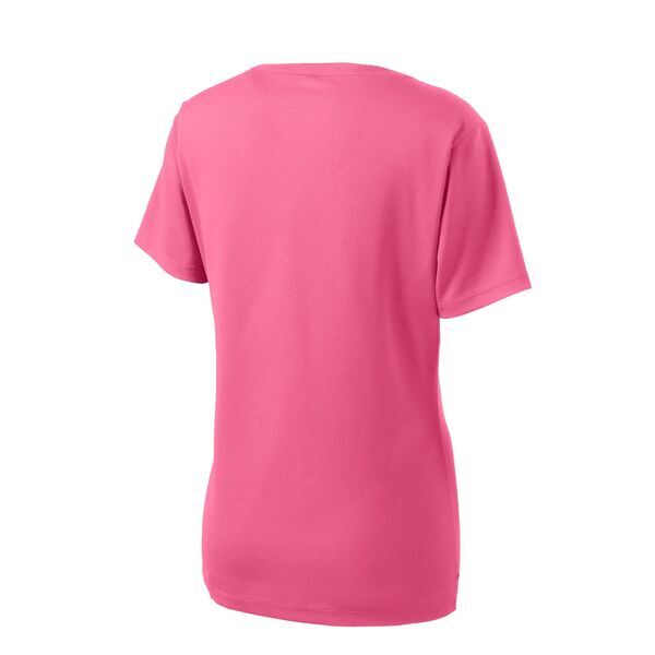 Sport-Tek® PosiCharge™ RacerMesh™ V-Neck Ladies' Tee