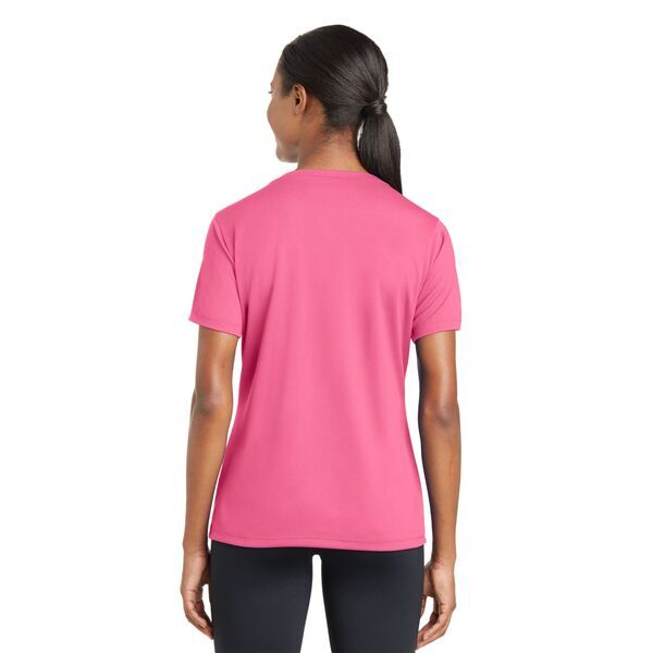 Sport-Tek® PosiCharge™ RacerMesh™ V-Neck Ladies' Tee
