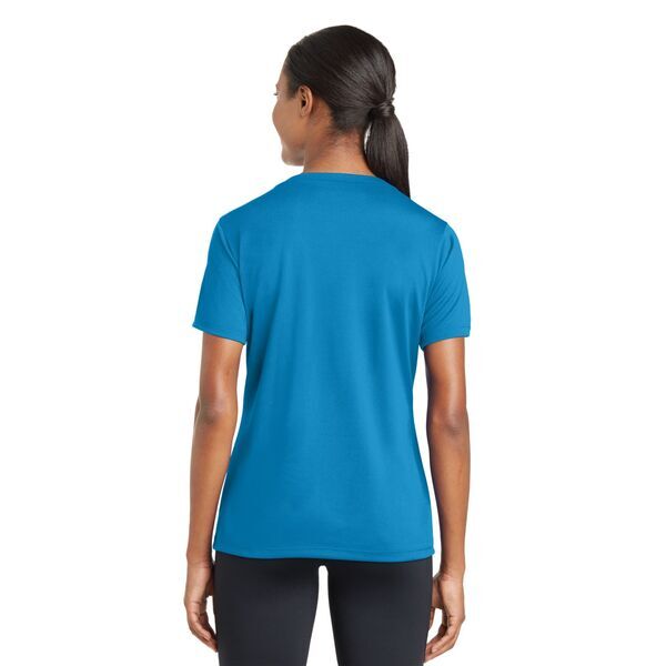 Sport-Tek® PosiCharge™ RacerMesh™ V-Neck Ladies' Tee