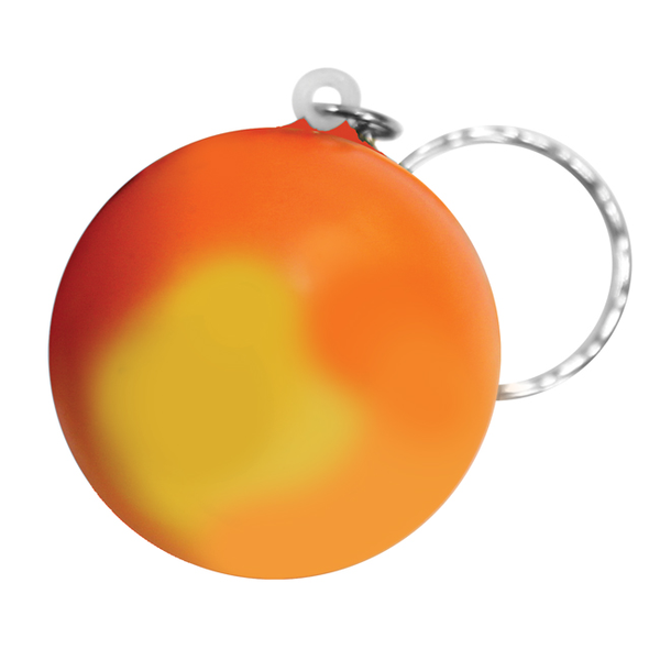 Smiley Face Mood Color Changing Stress Reliever Key Chain