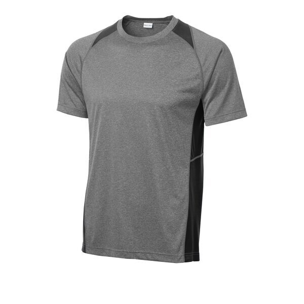 Sport-Tek® Heather Colorblock Contender™ Performance Tee
