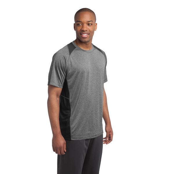 Sport-Tek® Heather Colorblock Contender™ Performance Tee