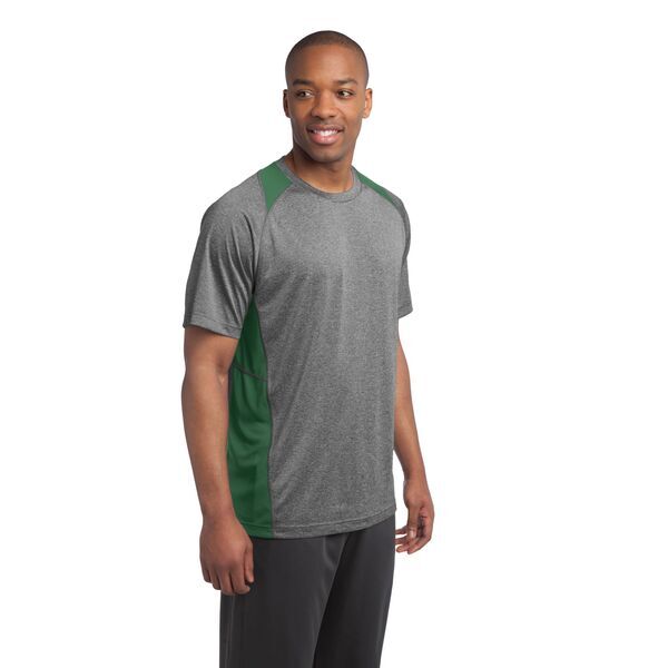 Sport-Tek® Heather Colorblock Contender™ Performance Tee