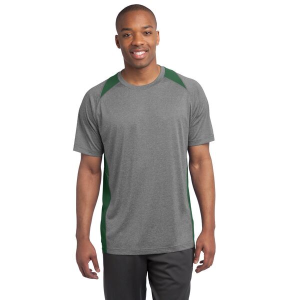 Sport-Tek® Heather Colorblock Contender™ Performance Tee