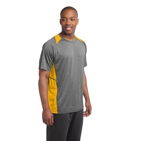 Sport-Tek® Heather Colorblock Contender™ Performance Tee
