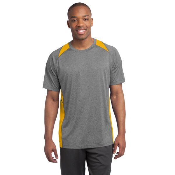 Sport-Tek® Heather Colorblock Contender™ Performance Tee